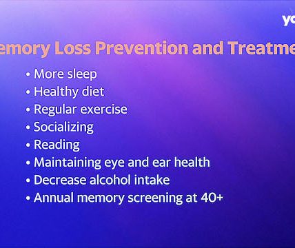 Memory loss prevention